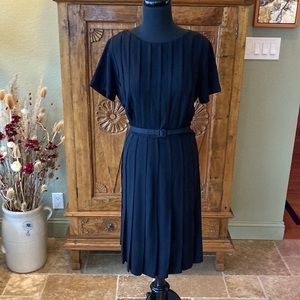 Vintage 1960s Black Professional Dress - Madmen
